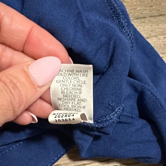 J. Jill Wearever Collection Blue Jersey 3/4 Sleeve Button Tunic Women’s Size 3X - Picture 5 of 7